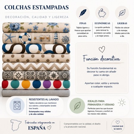 Colcha estampada Dogs (Disponible en varios tamaños)